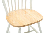 Boraam Farmhouse Dining Chairs, Set of 2-White/Natural Boraam