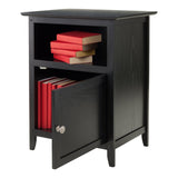 Winsome Wood Henry Accent Table, Black, 19 inches Winsome