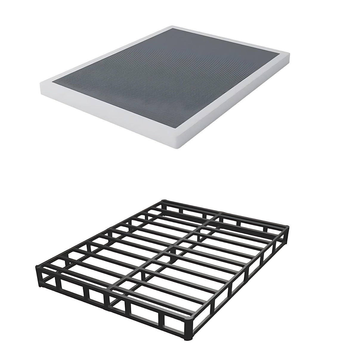 Vaciwe Queen Box Spring 6 Inch Heavy Duty Metal Box Springs Mattress Foundation with Easy Clean Fabric Cover, Noise Free, Easy Assembly Vaciwe