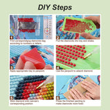 Acudotr Tiger Diamond Painting Kits for Adults, 5D DIY Diamond Art Kits for Beginners, Full Drill Diamond Painting Kits for Home Wall Decor, 12x12 Inch Acudotr