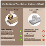 Love-KANKEI Floating Shelves Wall Mounted Set of 2, 17 Inch Rustic Wood Wall Shelves for Storage, Bedroom Living Room Bathroom Kitchen Office and More White Love-KANKEI