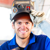 100 Pieces Welding Stickers Hard Hat Stickers Welding Stickers Decals, Tool Box Stickers Funny Stickers for Helmet Welding Construction Worker Lineman Oilfield Electrician Decals Zonon