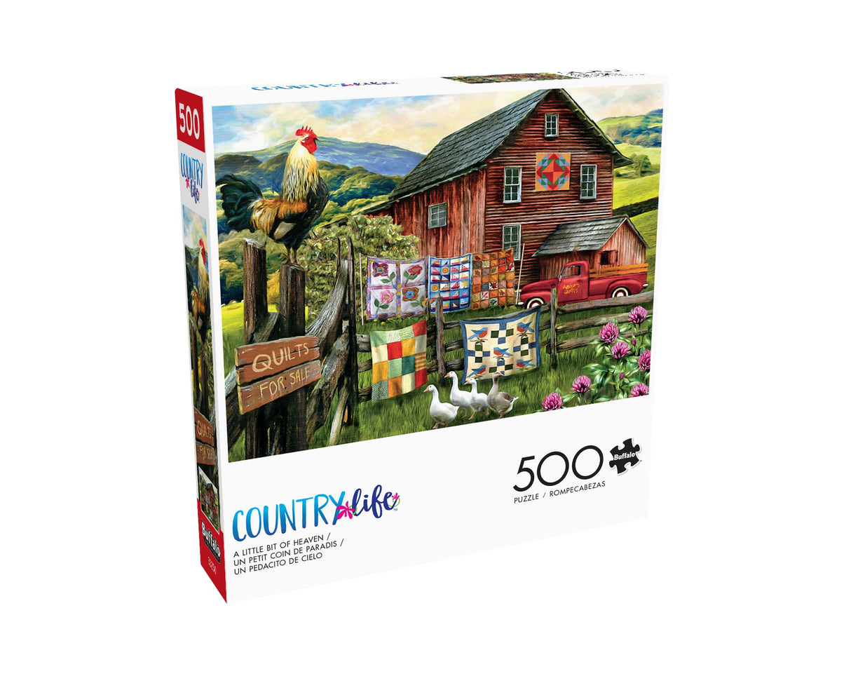 Buffalo Games - Tom Wood - A Little Bit of Heaven - 500 Piece Jigsaw Puzzle for Adults -Challenging Puzzle Perfect for Game Nights - Finished Size is 21.25 x 15.00 Buffalo Games