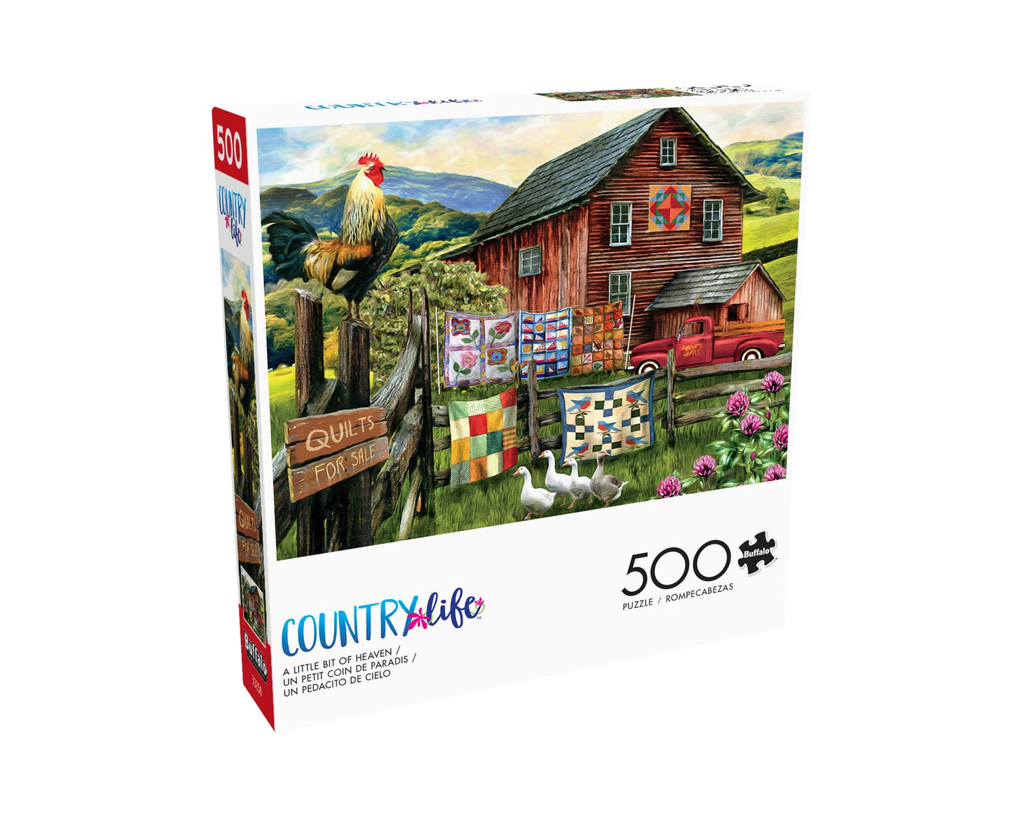 Buffalo Games - Tom Wood - A Little Bit of Heaven - 500 Piece Jigsaw Puzzle for Adults -Challenging Puzzle Perfect for Game Nights - Finished Size is 21.25 x 15.00