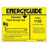 STERREN 20'' Modern Low Profile Ceiling Fan with Light, Bedroom LED Ceiling Fan with Remote Control, Bladeless Flush Mount Black Fan Lights Ceiling Fixtures for Living Room,Small Room STERREN