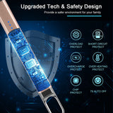 SUPRUS Candle Lighter Electric Arc Lighter Windproof Flameless USB Rechargeable Lighter with LED Light for Candle Camping BBQ Cooking (Champagne Gold) SUPRUS