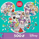 Ceaco - Shaped Puzzle - Disney - Too Cute Mickey - 500 Piece Jigsaw Puzzle Ceaco