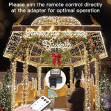 suddus Christmas Lights Outdoor, 66 ft 200 LED Plug in Warm White Fairy String Lights with Remote, Twinkle Lights for Bedroom, Indoor, Tree, Dorm, Wedding, Outside, Backyard Decorations suddus