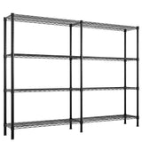 VINGLI 58" W Storage Shelves 1220LBS Heavy Duty Metal Shelving, Upgraded 4 Tier Garage Shelving Unit, Adjustable Wire Shelf for Storage Rack Commercial Pantry Shelf Organizer, 58" W × 13.8" D × 59" H VINGLI