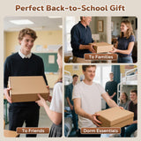 Housolution 2 Tier Bedside Shelf for Top Bunk & Loft Beds, Bunk Bed Shelf with Fabric Drawer, Tablet Slot,Clip on Nightstand for College Dorm Rooms, Small Apartments, Bedrooms with Limited Space Housolution