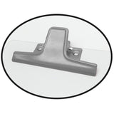 Acrimet White Clipboard Letter Size A4 (13” x 9 1/16”) Premium Metal Clip (Hardboard) (Silver Clip) (6 Pack) Acrimet