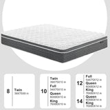 Ablyea King Mattress 10 Inch Colchones King - Memory Foam & Individually Pocket Coils Springs | Pressure Relief | Motion Isolation, Edge Support | CertiPUR-US Certified | Medium Firm Ablyea