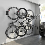 monTEK Swivel Bike Wall Mount, Bike Hangers for Garage, Wall Mount Bike Rack, Space Saving Sturdy Wall Bike Rack, Vertical Bike Rack Holds Up to 66 lbs - Bike Storage Rack for Garage, Red, 4 Pack monTEK