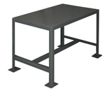 Durham Steel Medium Duty Machine Table, MT243630-2K195, 1 Shelves, 2000 lbs Capacity, 36" Length x 24" Width x 30" Height Durham