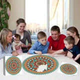 Hard Puzzles for Adults 1000 Pieces and up, Round Mandala Puzzle, Colorful Gradient Puzzle 1000 Piece, Impossible Difficult Jigsaw Puzzles 1000 Pieces PICKFORU