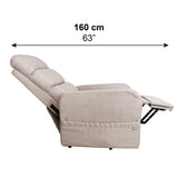 PEPE Mobility - Power Lift Recliner Chair for Elderly (Linen Fabric) with Remote Control, Beige PEPE Mobility