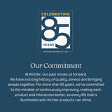 Kichler Ridley II 52" Ceiling Fan and Light Kit in Natural Brass, 3-Blade LED Ceiling Fan in Cherry Finish, 3000K, (52" W x 14.5" H), 300027NBR Kichler