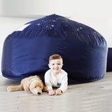 The Original Patented AirFort - Build A Fort in 30 Seconds, Inflatable Fort for Kids, Play Tent for 3-12 Years, A Playhouse Where Imagination Runs Wild, Fan not Included (Starry Night) AIR FORT