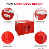 EPHIFY Red Barn Chicken Coop for 1-8 Chicks | 2025 Upgraded Chicken Brooder Box for Chicks, Ducklings, Quail | Portable & Lightweight Plastic Housing EPHIFY
