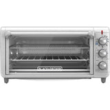 BLACK+DECKER Crisp 'N Bake Air Fry Toaster Oven, 8-Slice, 5 Cooking Functions, 60 Minute Timer, Stainless Steel BLACK+DECKER