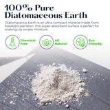 SUTERA - Stone Bath Mat, Diatomaceous Earth Shower Mat, Non-Slip Super Absorbent Quick Drying Bathroom Floor Mat, Natural, Easy to Clean (23.5 x 15 Gray) SUTERA