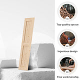 EaseLife 36in x 84in (Double 18in×84in Door) Barn Door with 6.6FT Sliding Door Hardware & Handle Included,DIY Assemblely,Easy Install,Apply to Interior Rooms & Storage Closet,H-Frame EaseLife