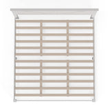 Glenwillow Home Farmhouse Solid Wood Platform Bed in King - Gloss White Glenwillow Home