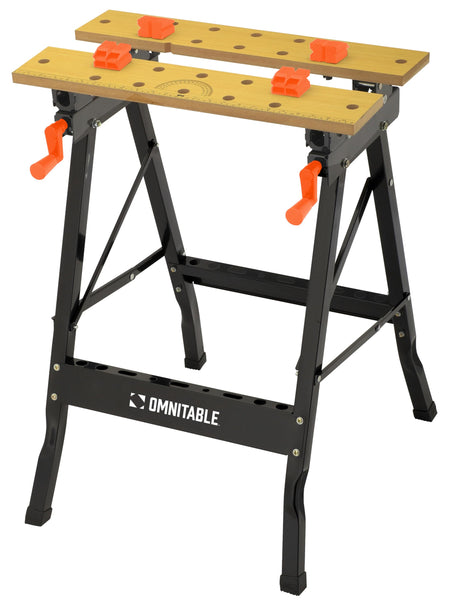 Disston OmniTable Lite Portable Workbench Worktable Fully Adjustable Tilting Table is Great for Clamping. OmniTable