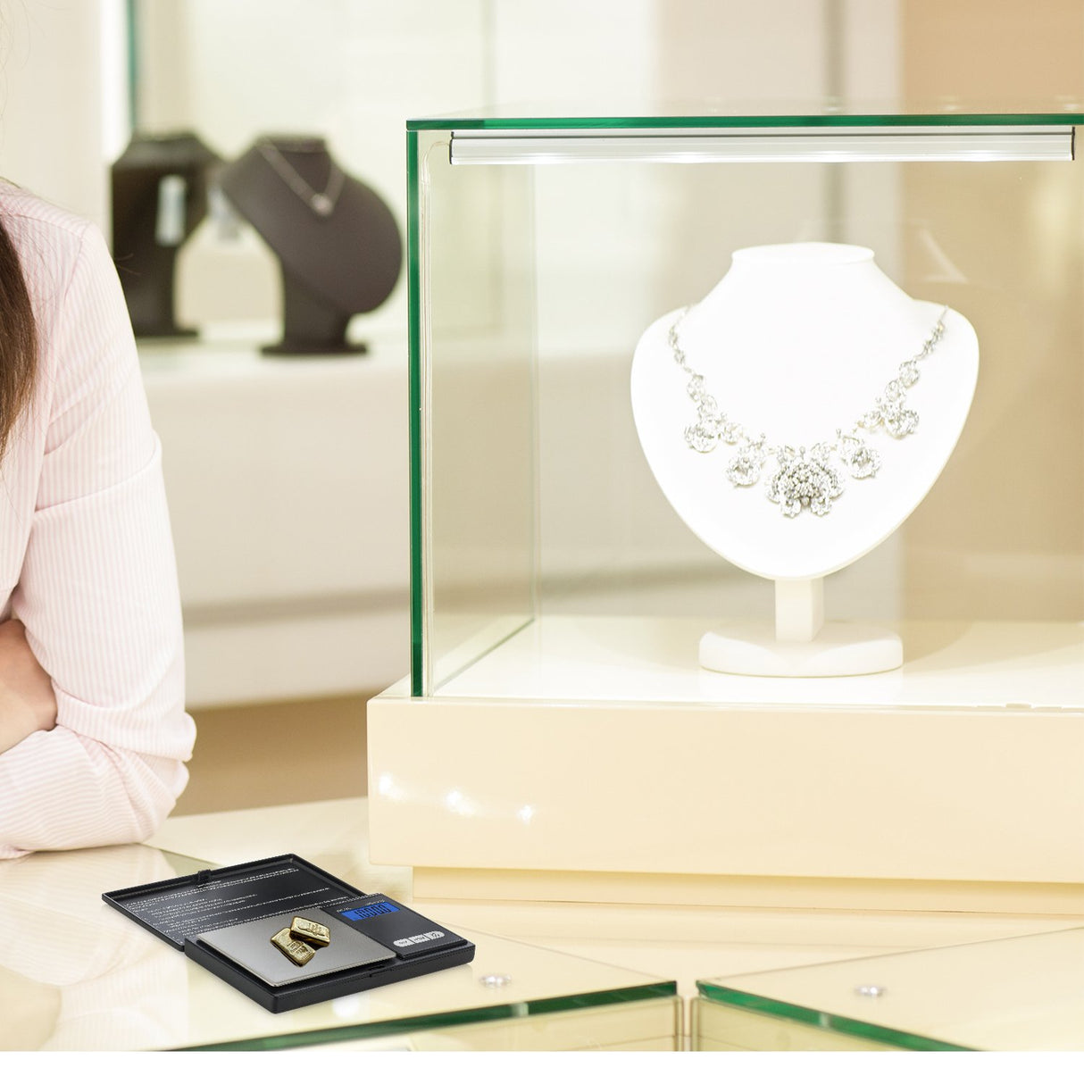 Smart Weigh Digital Pocket Gram Scale, 1000g x 0.1 Grams, Digital Gram Scale, Jewelry Scale, Food Scale, Medicine Scale, Kitchen Scale Black, Battery Included Smart Weigh