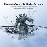 ANYCUBIC Upgraded 8K Water Washable 3D Printer Resin, 405nm High Precision 3D Resin, Low Shrinkage Photopolymer Resin for 4K/8K/12K Capable LCD DLP Resin 3D Printer Printing (HD Grey, 1000g) ANYCUBIC