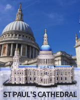 Piececool 3D Metal Puzzles for Adults, St. Paul's Cathedral Metal Model Kit, London Cathedral Architecture Building Kits, DIY Hobbies Crafts for Adult Family Time,Home Decor Best Gifts Piececool