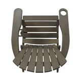 Christopher Knight Home Cheryl Outdoor Acacia Wood Folding Adirondack Chair, Gray Christopher Knight Home