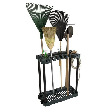 Garden Tool Organizer - Utility Rack, Holds Yard Tools - Garage Organizers and Storage Home Essentials by Stalwart - 40 Yard Tools, UNIT Stalwart