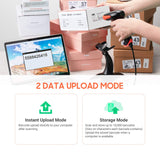 Tera Wireless 2D QR Barcode Scanner with Stand, 3 in 1 Compatible with Bluetooth & 2.4GHz Wireless & USB Wired Barcode Reader Handheld Bar Code Reader HW0001 Tera