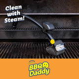 Scrub Daddy BBQ Daddy Grill Brush for Outdoor Grill - Bristle Free Scraper + Scrub Brush - Cut Through Charred Buildup with Stronger, Temperature Controlled Scrubbing Power (1 Grill Brush) Scrub Daddy