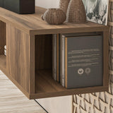 Atelier Mobili Modern Floating TV Stand Wall Mounted, Wall Mounted Entertainment Center, Modern TV Console, Walnut Color, TV Floating Shelf, ATELIER MOBILI THE LEADER OF THE INTERCHANGEABLE FURNITURE