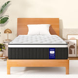 Anyhot,Twin Mattress,10 Inch Medium Firm Hybrid Bed Mattresses,Twin Mattress Size with High Density Foam and Independent Pocket Springs,Release Pressure,Cool and Breathable Anyhot
