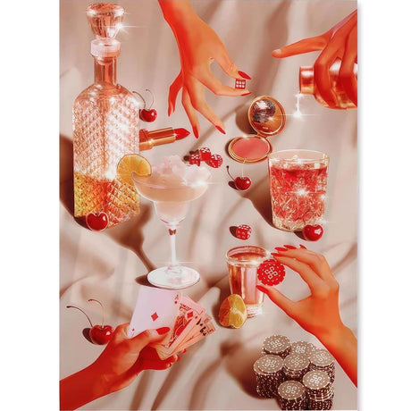 KICHANG White Retro Diamond Painting Diamond Art Kits for Adults,5D Diamond Art Crafts,Round Full Drill Diamond Dots Diamond Art Kits for Home Decor&Gift-11.8x15.7in KICHANG