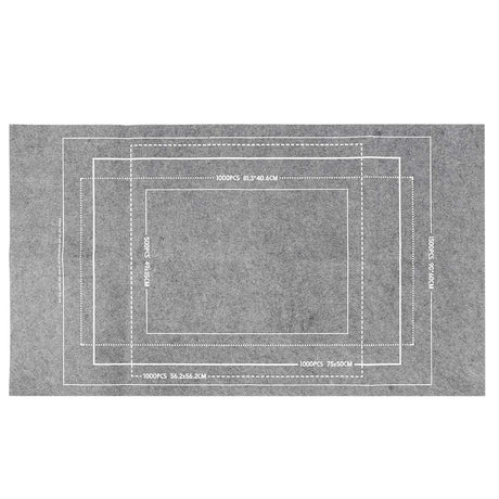 MOUMOUTEN Jigsaw Puzzle Mat, Roll Up Grey Felt Puzzel Board Keeper, Storage for 1500, 1000, 500 Piece Puzzles, 45.7 x 26 Inch MOUMOUTEN