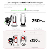 NACS to CCS Adapter, Tesla DC Charging Station Adapter for Ford R1V1AN GM V0LV0 M-Benz Air Ariya Prologue,Tesla to CCS adapter DC Fast Charging,Fast Charge CCS1 EV Battery at Tesla Superchargers LEPPEIN