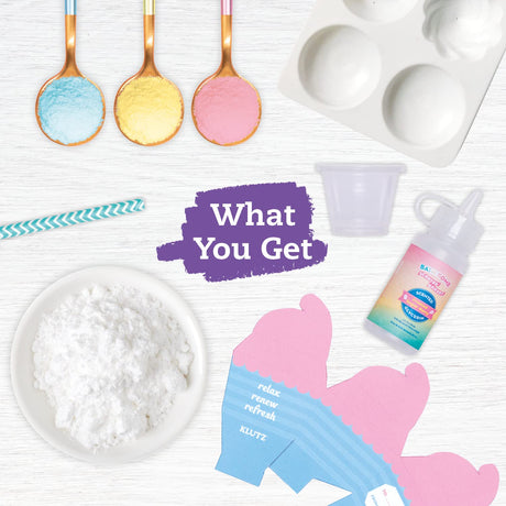 KLUTZ Bath Bomb Scented Bakery Craft Kit Klutz