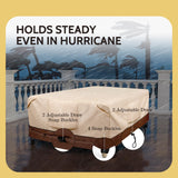 COSFLY Waterproof Patio Furniture Set Covers Durable, Outdoor Table and Chair Covers Rectangular Large - Fits up to 108L x 82W x 28H inches COSFLY