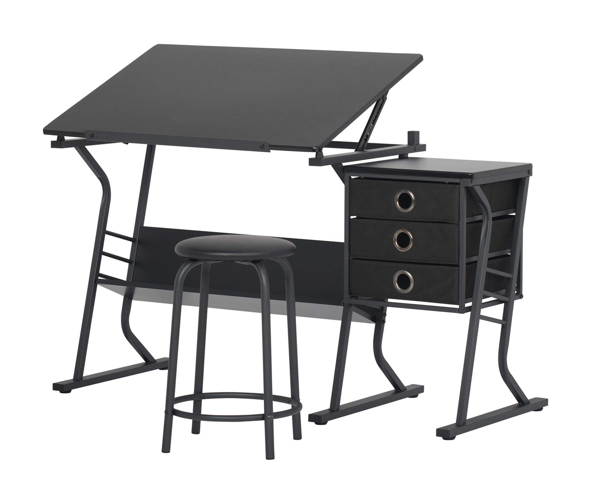 SD STUDIO DESIGNS Eclipse Craft Center in Black / Black 13365 SD STUDIO DESIGNS