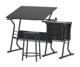 SD STUDIO DESIGNS Eclipse Craft Center in Black / Black 13365 SD STUDIO DESIGNS