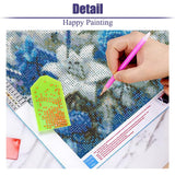 CAMOYAI 5D Diamond Art Kits for Adults,Flower Birds Diamond Painting Kits for Adult Beginners,DIY Round Full Drill Diamond Art Painting,Diamond Painting Kits for Home Wall Decor Gift 12x16inch CAMOYAI