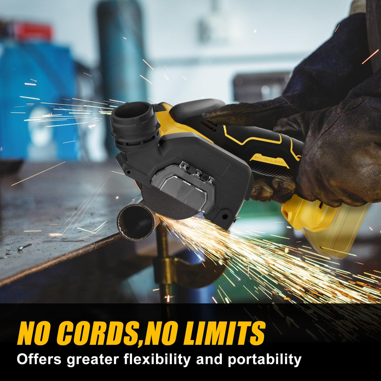 Cordless Cut Off Tool compatible with Dewalt 20V MAX Battery, AODERTI Rotorazer Saw Brushless and Compact, Tile Cutter 10,000RPM, 5 Saw 3” Blades for Metal, Wood, Tile and Plastic (Bare Tool Only) AODERTI