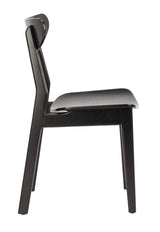 Safavieh Home Lucca Retro Black Dining Chair, Wood, Set of 2 Safavieh