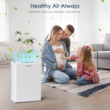 AMEIFU Air Purifiers for Home Large Room up to 2300sq.ft, H13 True Hepa Air Purifiers for Pets Hair, Dander, Smoke, Pollen, 3 Fan Speeds, 5 Timer Air Cleaner AMEIFU