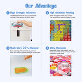 NAIMOER Mermai Diamond Art Kits for Adults, DIY Full Drill 5D Diamond Painting Nautical Fish Diamond Art Kits (12" x 16") for Home Wall Decor (Diamond Art Mermaid) NAIMOER