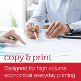 Office Depot(R) Brand Multiuse Paper, Letter Size Paper, 94 (U.S.) Brightness, 20 Lb, White, 500 Sheets Per Ream, Case Of 8 Reams Office Depot